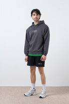 Fifty Pieces-Antrasit Düşük Omuzlu Sırt Baskılı Hoodie-Sweatshirts & Hoodies-4-roqelvaxirum.shop