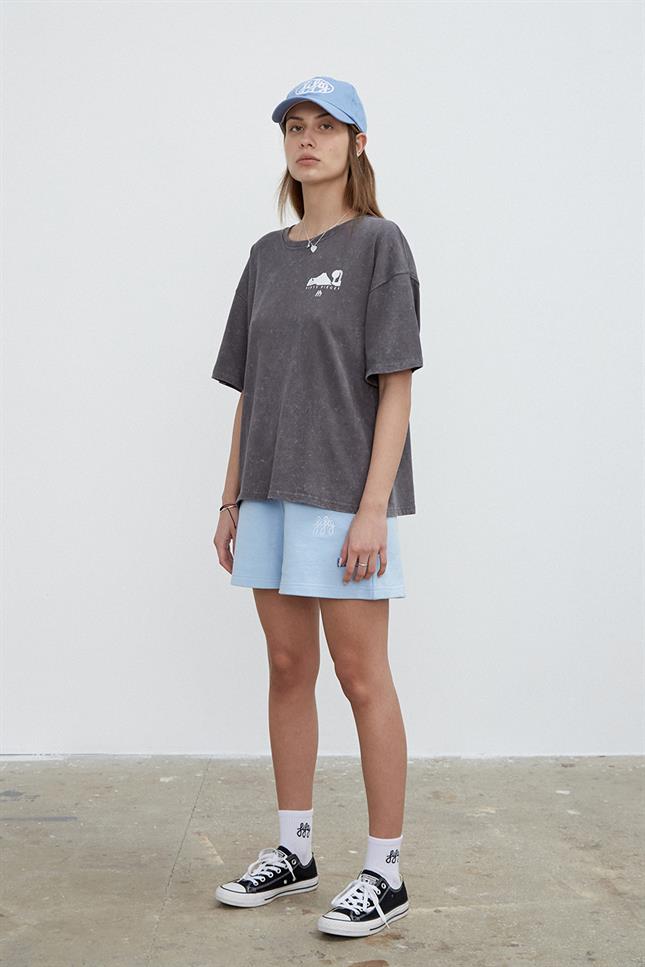 Fifty Pieces-Antrasit Sırt Baskılı Yıkamalı Oversize T-Shirt-T-Shirts-6-roqelvaxirum.shop