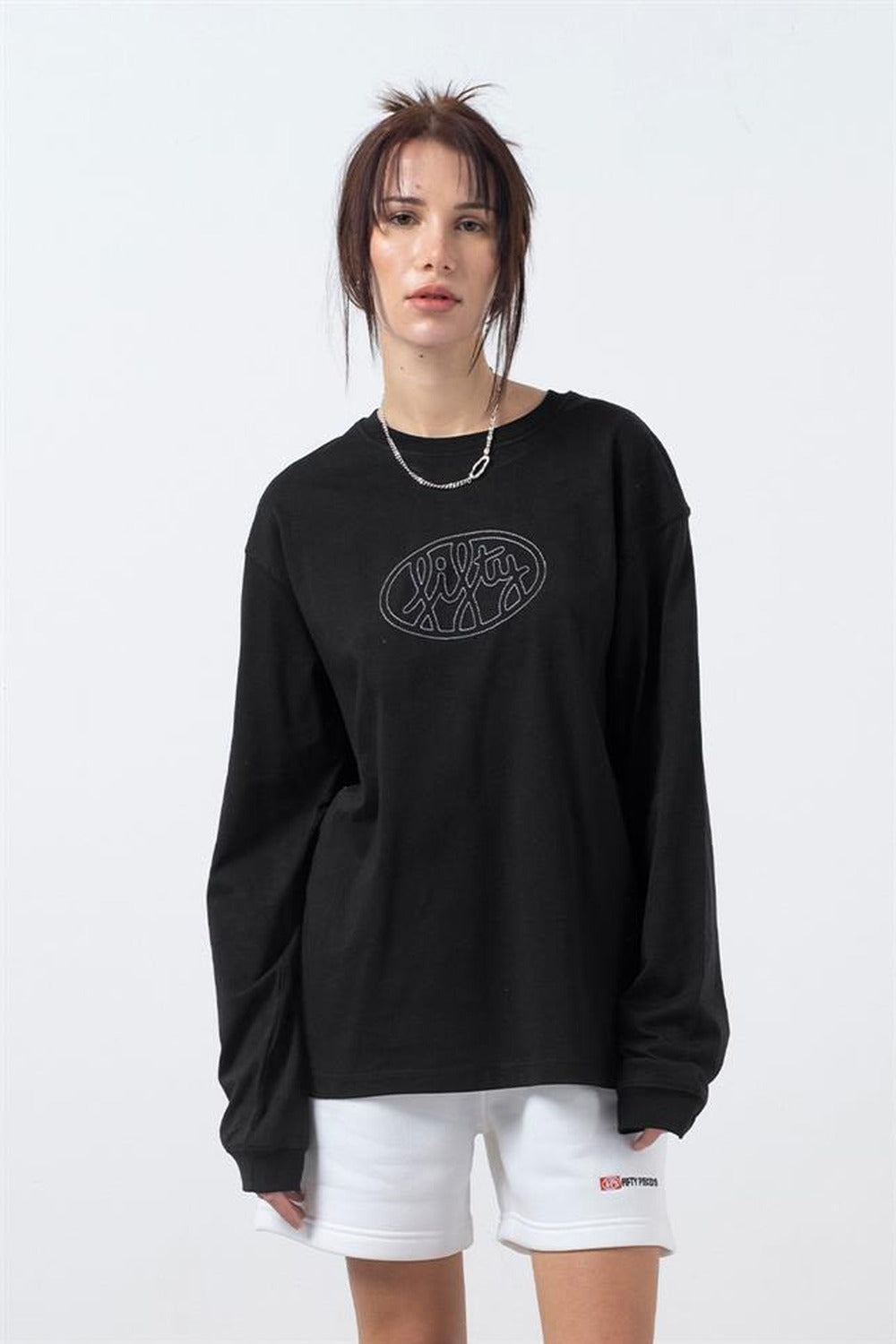 Fifty Pieces-Beyaz Bermuda Jogger Şort-Şort-4-roqelvaxirum.shop