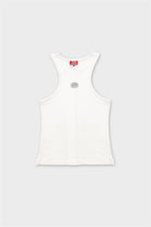 Fifty Pieces-Beyaz Halter Yaka Atlet-Top-5-roqelvaxirum.shop