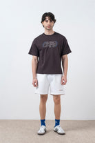 Fifty Pieces-Beyaz Loose Fit Jogger Şort-Şort-1-roqelvaxirum.shop