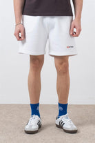 Fifty Pieces-Beyaz Loose Fit Jogger Şort-Şort-2-roqelvaxirum.shop
