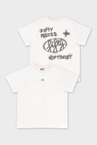 Fifty Pieces-Beyaz Regular Fit Sırt Baskılı T-Shirt-T-Shirts-5-roqelvaxirum.shop