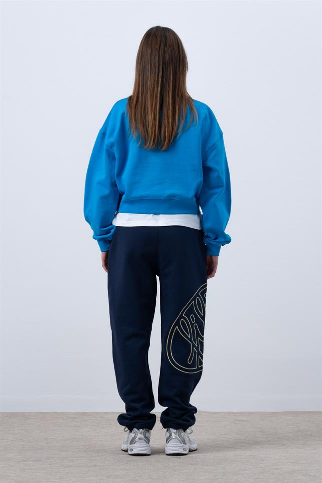 Fifty Pieces-Canlı Mavi Core Mid Length Sweatshirt-Sweatshirts & Hoodies-6-roqelvaxirum.shop