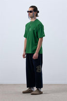 Fifty Pieces-Canlı Yeşil Core Düşük Omuzlu T-Shirt-T-Shirts-6-roqelvaxirum.shop