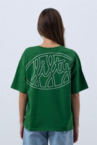 Fifty Pieces-Canlı Yeşil Core Oversize T-Shirt-T-Shirts-4-roqelvaxirum.shop