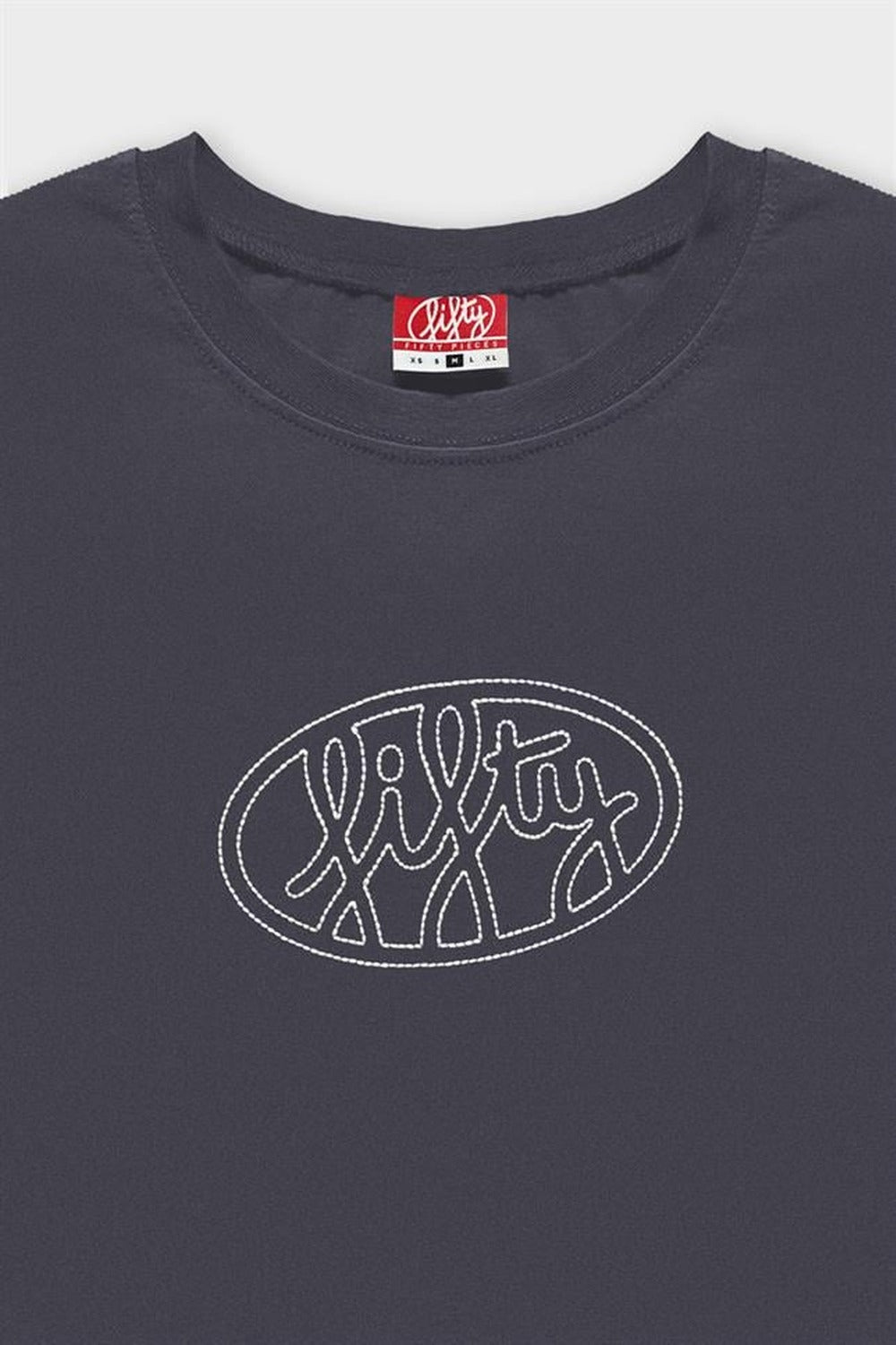 Fifty Pieces-Erkek Antrasit Uzun Kollu T-Shirt-T-Shirts-6-roqelvaxirum.shop