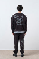 Erkek Kahverengi Loose Fit Jogger Pantolon