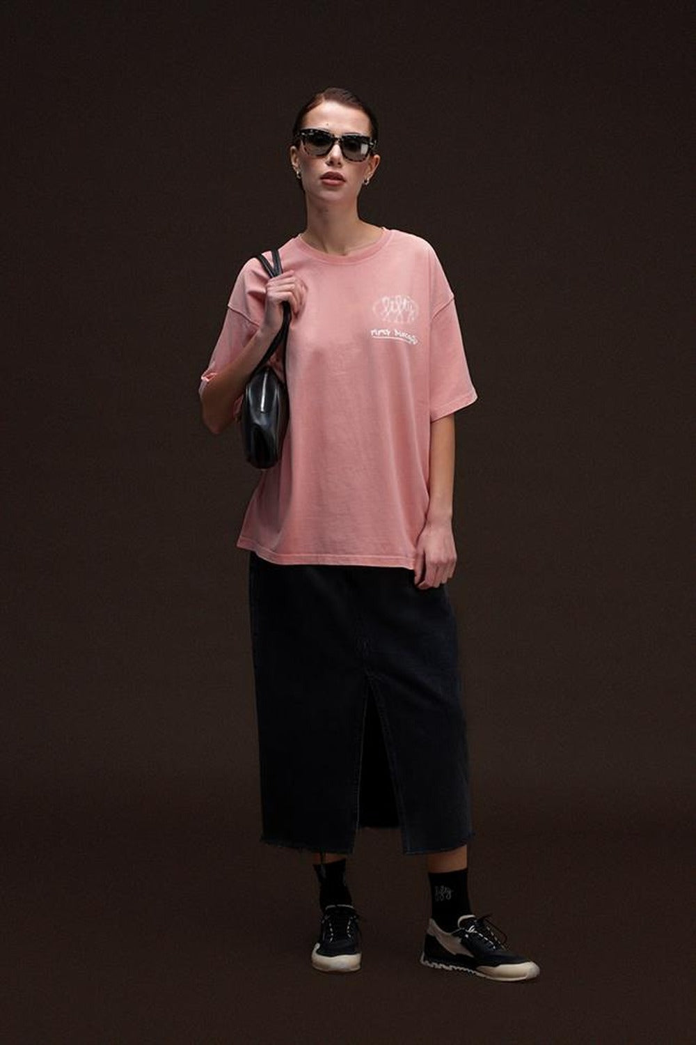 Fifty Pieces-Gül Kurusu Oversize Asit Yıkamalı T-Shirt-T-Shirts-3-roqelvaxirum.shop