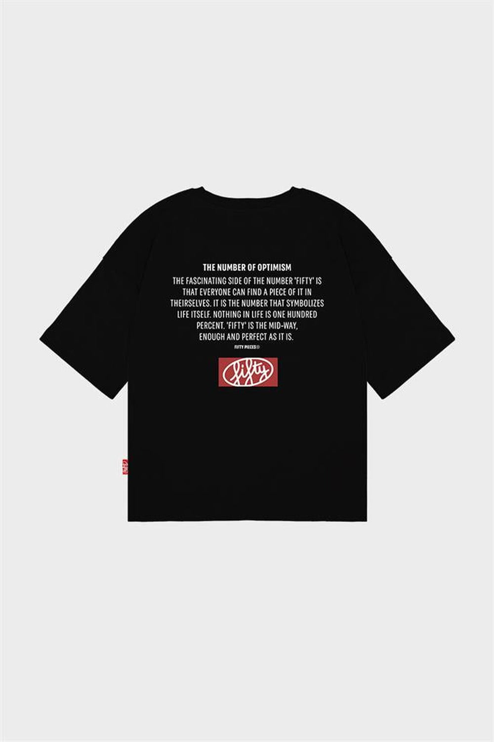 Kadın Siyah Oversize Sırt Baskılı T-Shirt