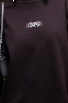 Fifty Pieces-Kahverengi Oversize Sırt Baskılı Sweatshirt-Sweatshirts & Hoodies-2-roqelvaxirum.shop