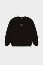 Fifty Pieces-Kahverengi Oversize Sırt Baskılı Sweatshirt-Sweatshirts & Hoodies-6-roqelvaxirum.shop