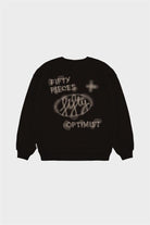 Fifty Pieces-Kahverengi Oversize Sırt Baskılı Sweatshirt-Sweatshirts & Hoodies-7-roqelvaxirum.shop