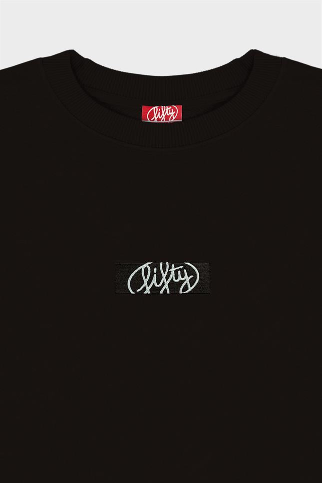 Fifty Pieces-Kahverengi Oversize Sırt Baskılı Sweatshirt-Sweatshirts & Hoodies-8-roqelvaxirum.shop