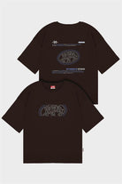 Fifty Pieces-Kahverengi Oversize Sırt Baskılı T-Shirt-T-Shirts-6-roqelvaxirum.shop