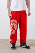 Fifty Pieces-Kırmızı Loose Fit Jogger Pantolon-Eşofman-1-roqelvaxirum.shop