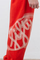 Fifty Pieces-Kırmızı Loose Fit Jogger Pantolon-Eşofman-3-roqelvaxirum.shop