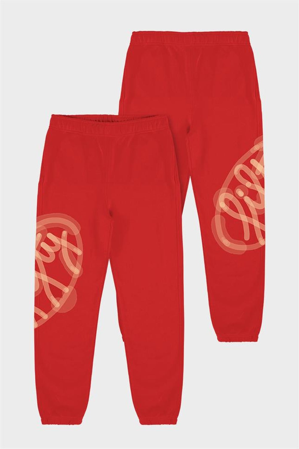 Fifty Pieces-Kırmızı Loose Fit Jogger Pantolon-Eşofman-5-roqelvaxirum.shop
