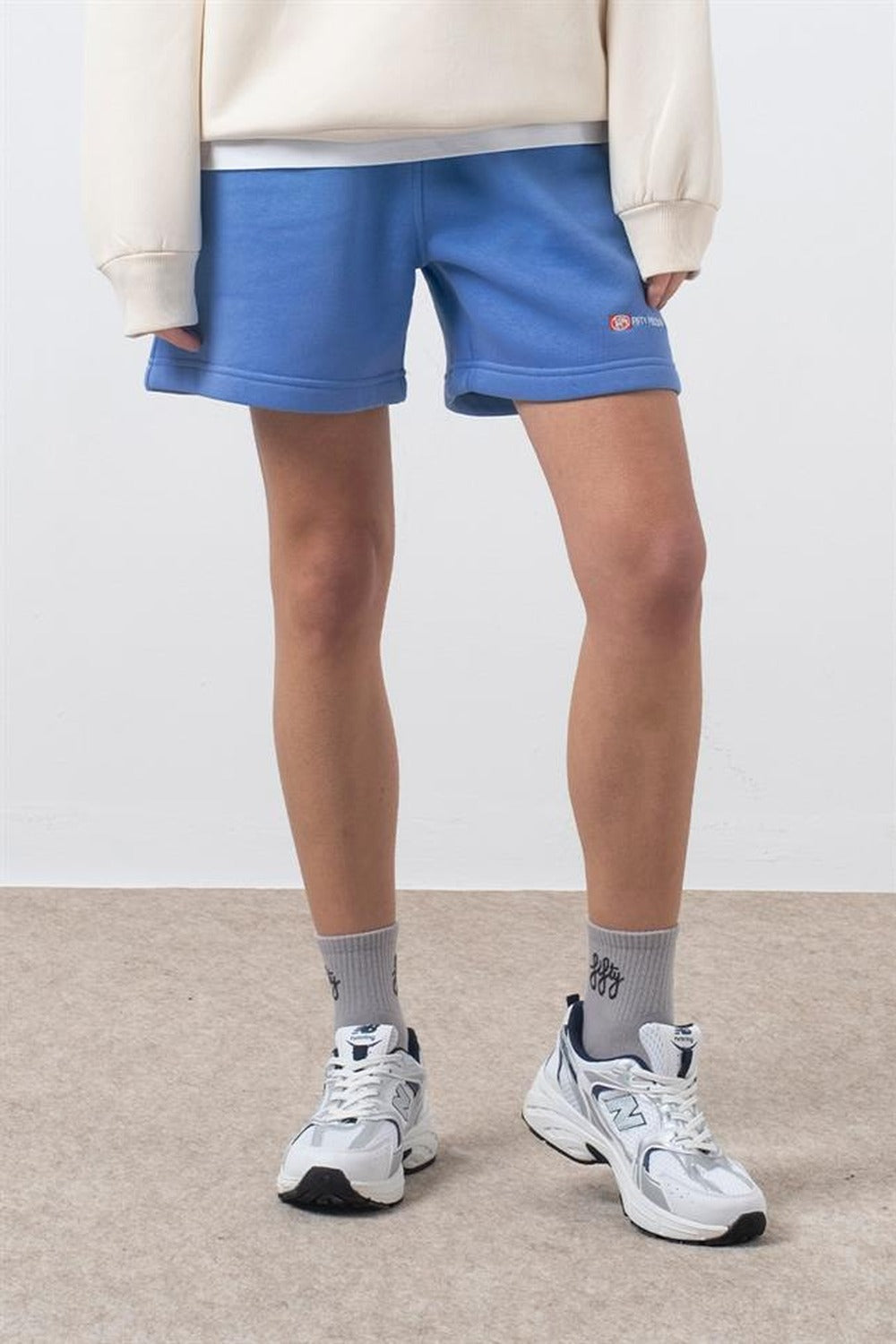 Fifty Pieces-Mavi Bermuda Jogger Şort-Şort-2-roqelvaxirum.shop