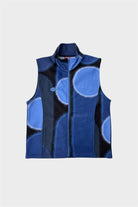 Fifty Pieces-Mavi Fermuarlı Polar Yelek-Yelek-5-roqelvaxirum.shop