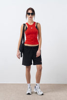 Fifty Pieces-Siyah Bermuda Jogger Şort-Şort-1-roqelvaxirum.shop