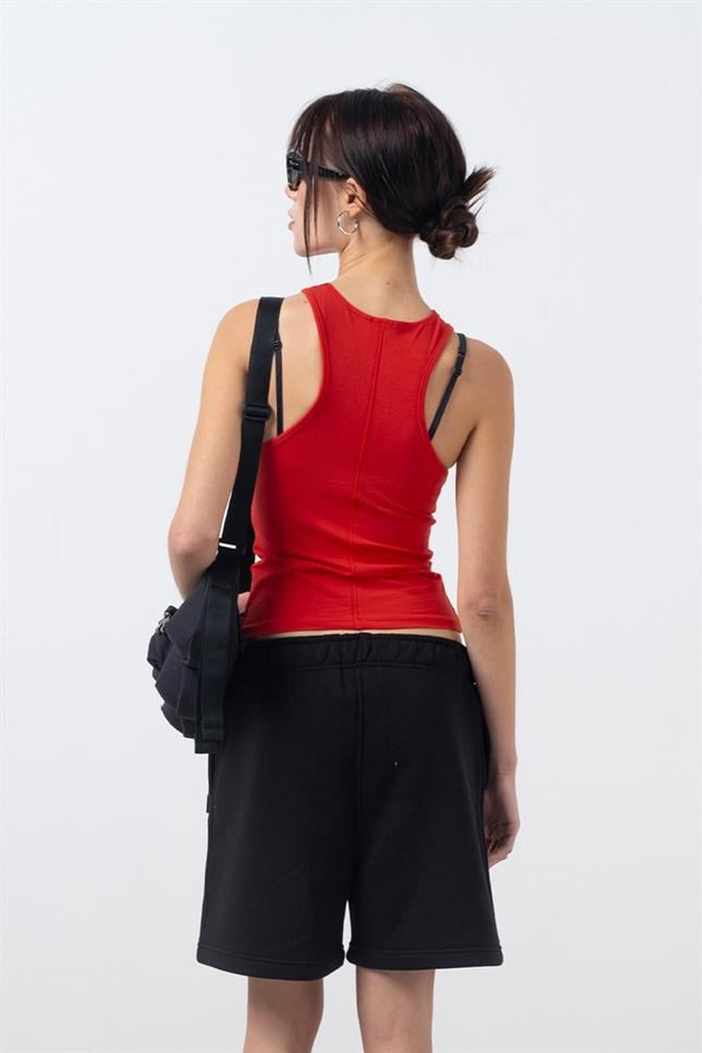 Fifty Pieces-Siyah Bermuda Jogger Şort-Şort-5-roqelvaxirum.shop