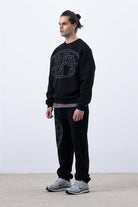 Fifty Pieces-Siyah Core Loose Fit Jogger-Eşofman-4-roqelvaxirum.shop