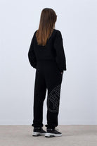 Fifty Pieces-Siyah Core Mid Length Sweatshirt-Sweatshirts & Hoodies-6-roqelvaxirum.shop