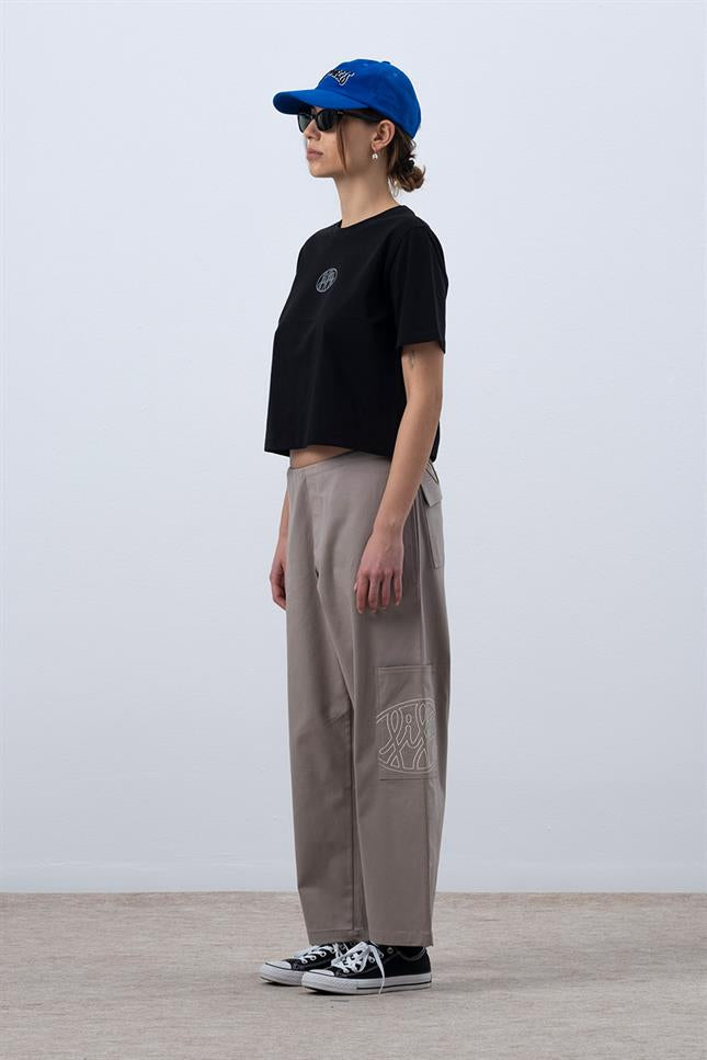 Fifty Pieces-Siyah Core Oversize Mid Length T-Shirt-T-Shirts-6-roqelvaxirum.shop