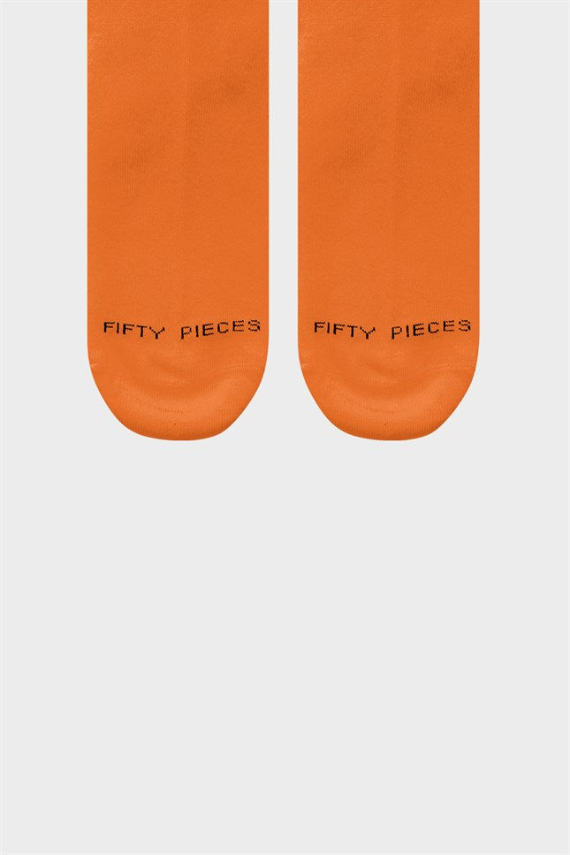 Fifty Pieces-Turuncu Favorite Çorap-Çorap-4-roqelvaxirum.shop