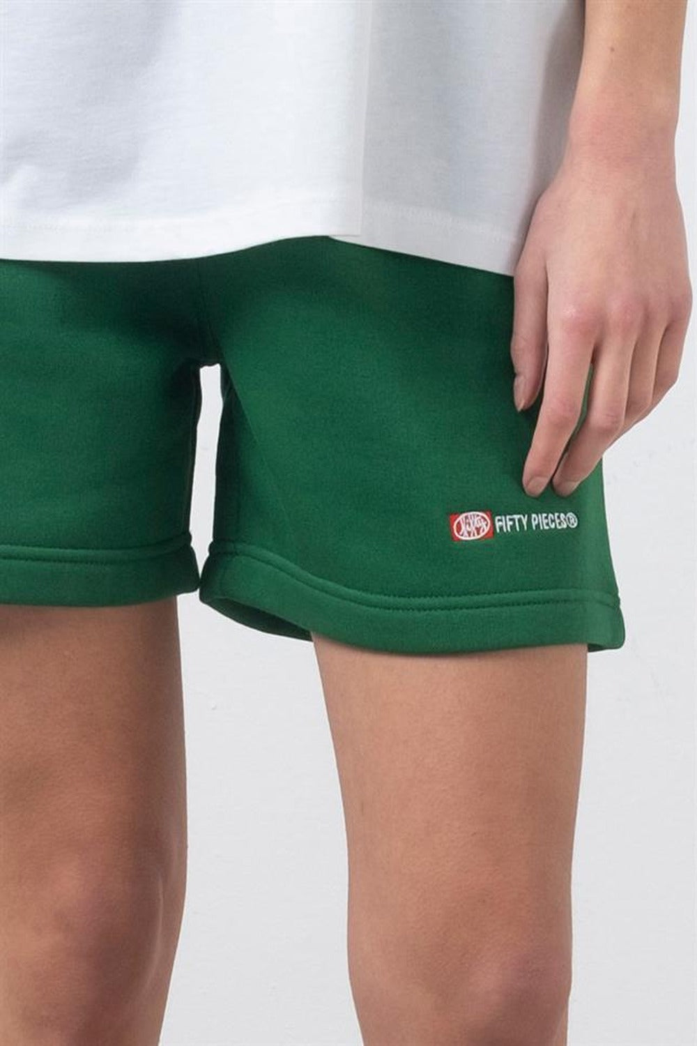 Fifty Pieces-Yeşil Bermuda Jogger Şort-Şort-4-roqelvaxirum.shop