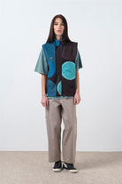 Fifty Pieces-Yeşil Fermuarlı Polar Yelek-Yelek-3-roqelvaxirum.shop