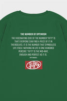 Fifty Pieces-Yeşil Oversize Sırt Baskılı T-Shirt-T-Shirts-10-roqelvaxirum.shop