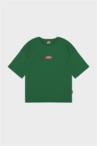Fifty Pieces-Yeşil Oversize Sırt Baskılı T-Shirt-T-Shirts-7-roqelvaxirum.shop