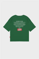 Fifty Pieces-Yeşil Oversize Sırt Baskılı T-Shirt-T-Shirts-9-roqelvaxirum.shop