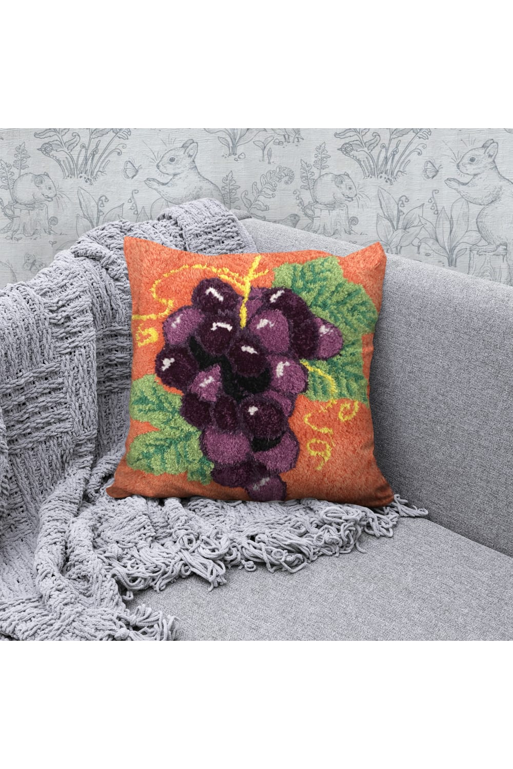 Fille á Fille Design Studio-Grape Pillow-Kırlent-2-roqelvaxirum.shop