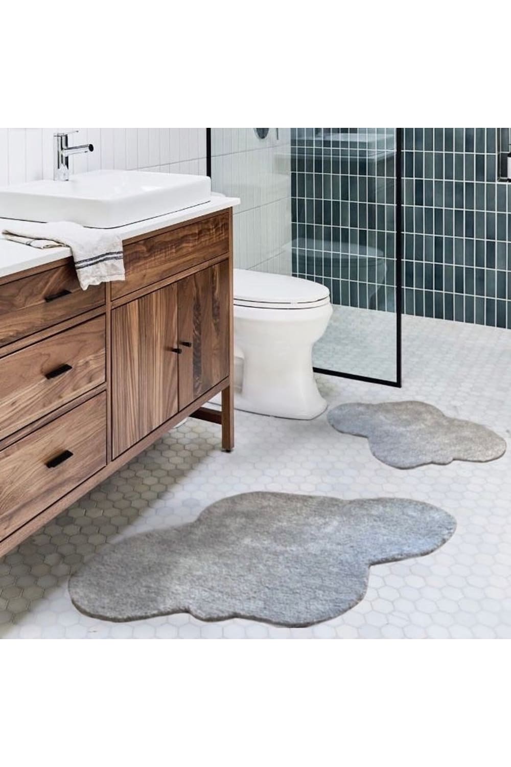 Fille á Fille Design Studio-Gri̇ Banyo Paspas Takimi-Halı-2-roqelvaxirum.shop