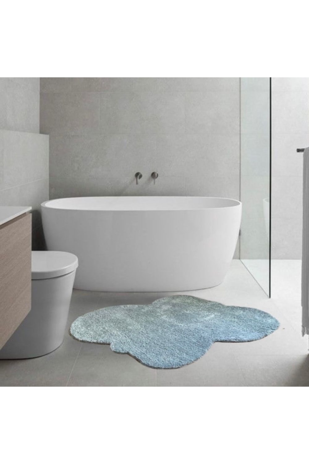 Fille á Fille Design Studio-Gri̇ Banyo Paspas Takimi-Halı-3-roqelvaxirum.shop