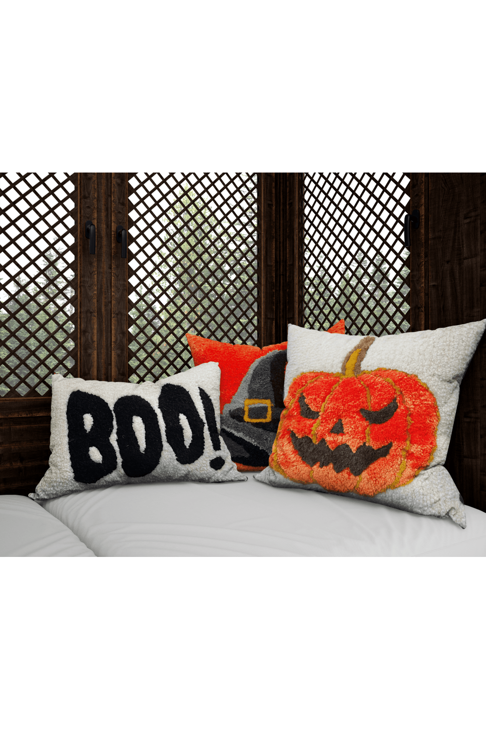Fille á Fille Design Studio-Halloween Pumpki̇n Kırlent-Kırlent-2-roqelvaxirum.shop