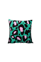 Fille á Fille Design Studio-Leopar Yeşil Kırlent-Kırlent-1-roqelvaxirum.shop