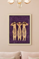 Fille á Fille Design Studio-Meerkat Tufted Artwork Tablo-Tablo-3-roqelvaxirum.shop