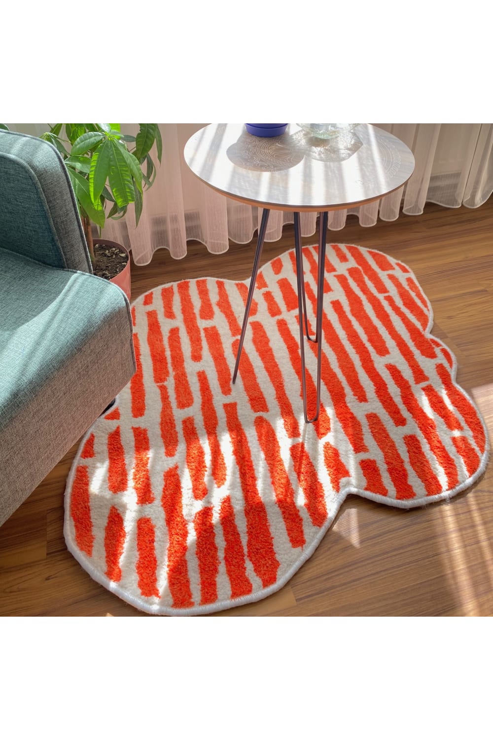 Fille á Fille Design Studio-Orange Rug-Halı-2-roqelvaxirum.shop