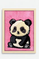 Fille á Fille Design Studio-Panda Tufted Artwork Tablo-Tablo-5-roqelvaxirum.shop