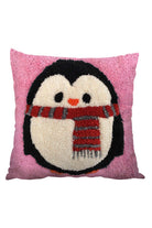 Fille á Fille Design Studio-Penguen Pembe Kırlent-Kırlent-1-roqelvaxirum.shop