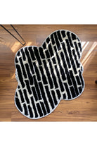 Fille á Fille Design Studio-Siyah Şerit Halı-Halı-4-roqelvaxirum.shop