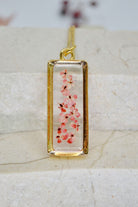 Fiorel Design-Depth Of Pink Rectangle Kolye-Kolye-1-roqelvaxirum.shop