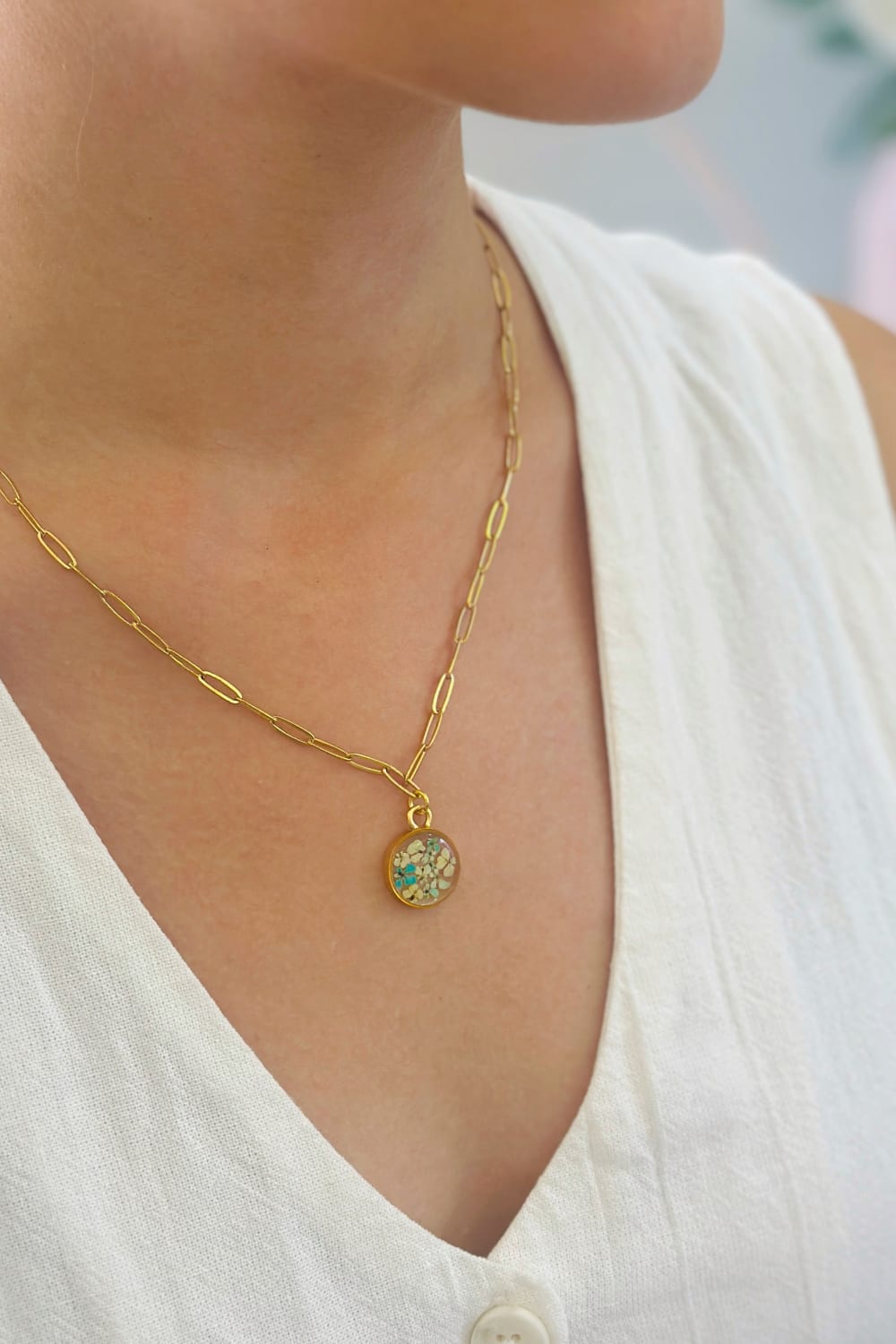 Fiorel Design-Golden Garden Circle - Blue-Kolye-2-roqelvaxirum.shop