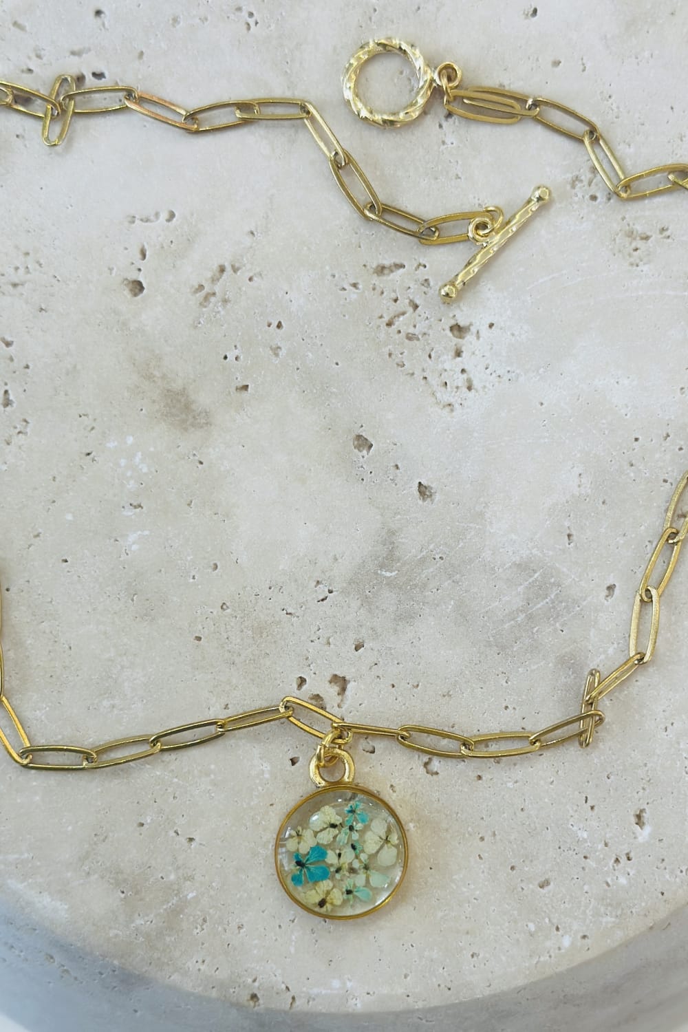 Fiorel Design-Golden Garden Circle - Blue-Kolye-3-roqelvaxirum.shop