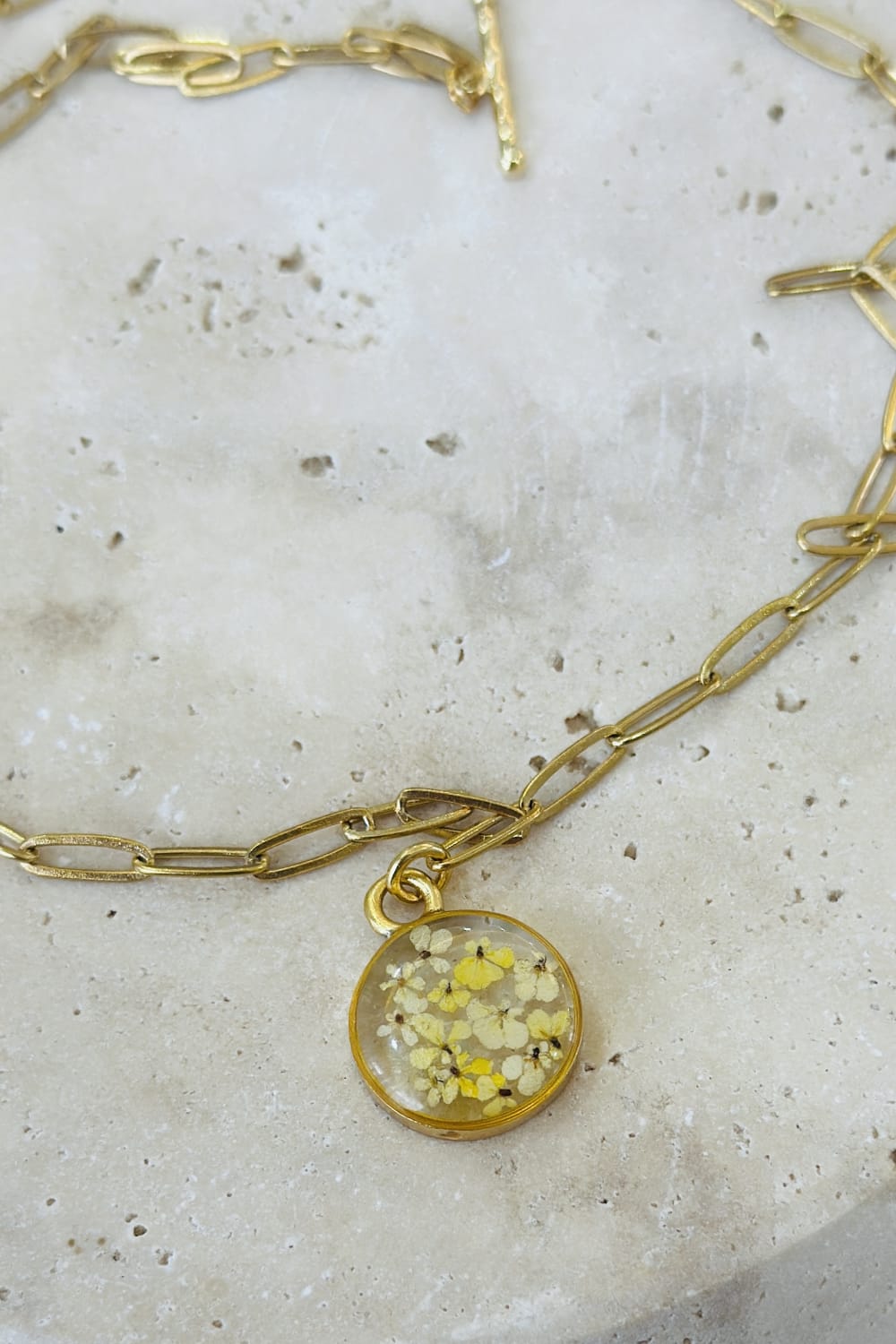 Fiorel Design-Golden Garden Circle - Honey-Kolye-1-roqelvaxirum.shop