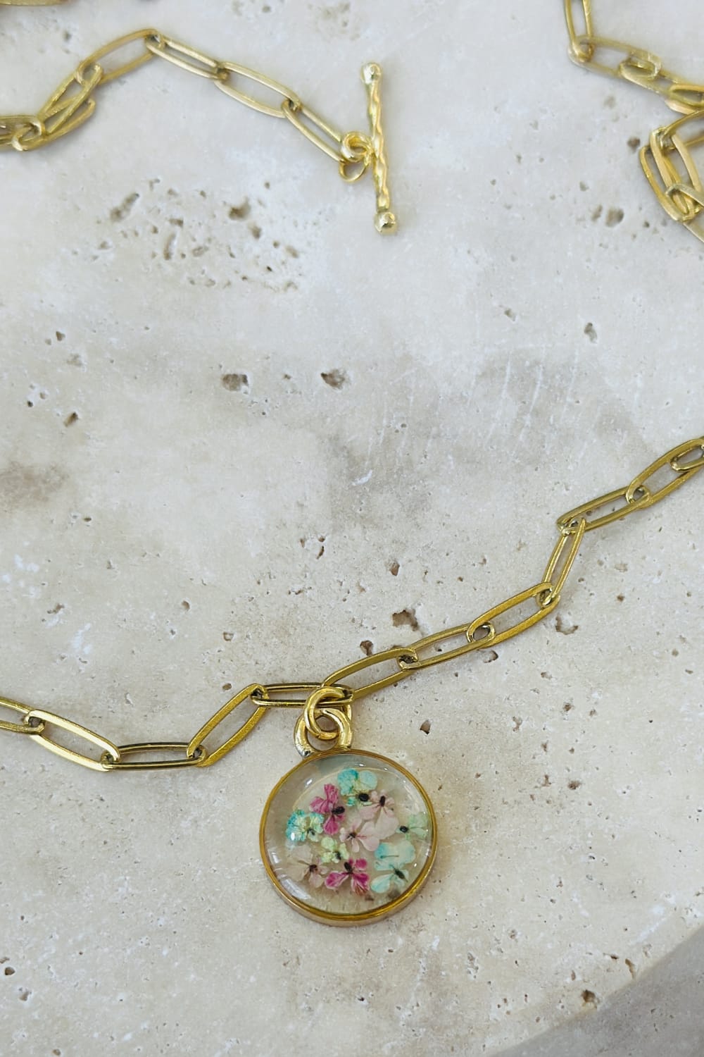 Fiorel Design-Golden Garden Circle - Ocean-Kolye-1-roqelvaxirum.shop